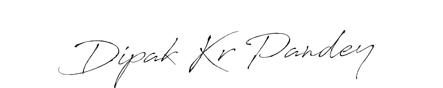 Use a signature maker to create a handwritten signature online. With this signature software, you can design (Antro_Vectra) your own signature for name Dipak Kr Pandey. Dipak Kr Pandey signature style 6 images and pictures png