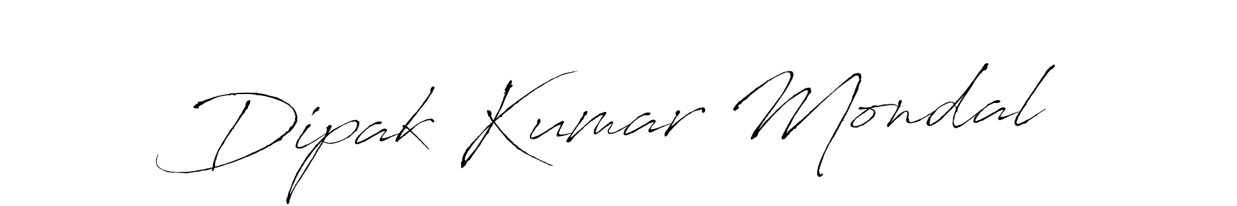 Make a beautiful signature design for name Dipak Kumar Mondal. With this signature (Antro_Vectra) style, you can create a handwritten signature for free. Dipak Kumar Mondal signature style 6 images and pictures png