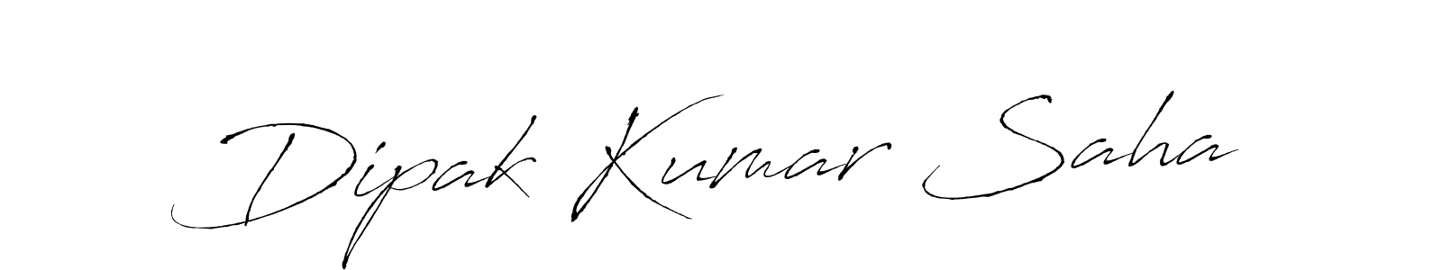 How to make Dipak Kumar Saha name signature. Use Antro_Vectra style for creating short signs online. This is the latest handwritten sign. Dipak Kumar Saha signature style 6 images and pictures png