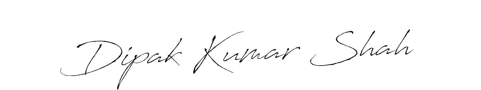 Create a beautiful signature design for name Dipak Kumar Shah. With this signature (Antro_Vectra) fonts, you can make a handwritten signature for free. Dipak Kumar Shah signature style 6 images and pictures png
