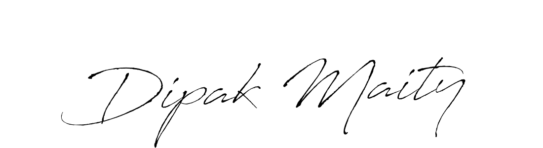 Use a signature maker to create a handwritten signature online. With this signature software, you can design (Antro_Vectra) your own signature for name Dipak Maity. Dipak Maity signature style 6 images and pictures png