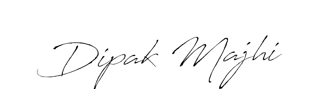 How to make Dipak Majhi name signature. Use Antro_Vectra style for creating short signs online. This is the latest handwritten sign. Dipak Majhi signature style 6 images and pictures png