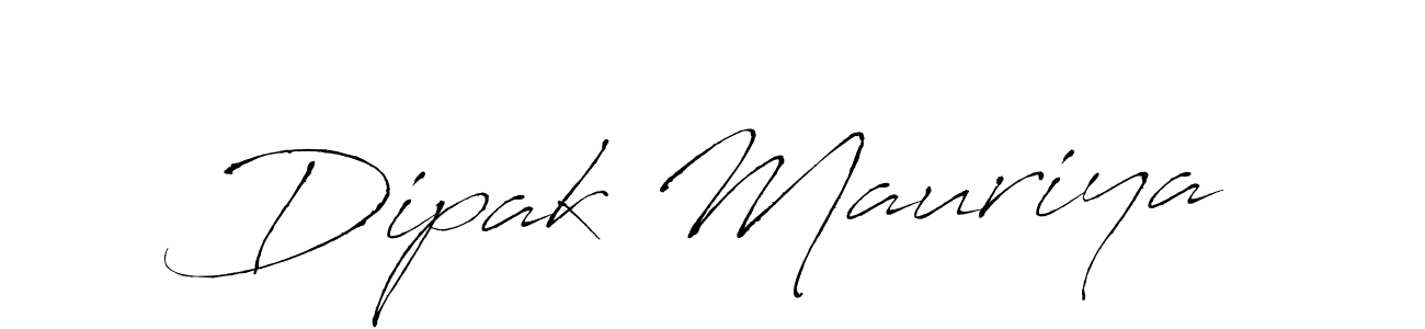 You should practise on your own different ways (Antro_Vectra) to write your name (Dipak Mauriya) in signature. don't let someone else do it for you. Dipak Mauriya signature style 6 images and pictures png