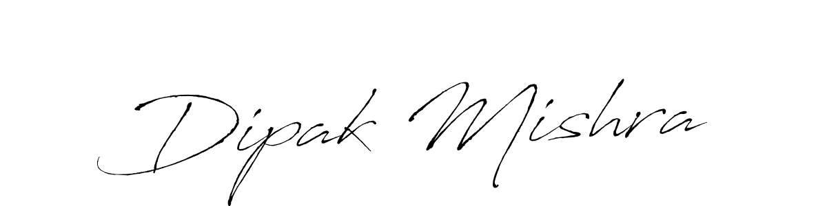 Create a beautiful signature design for name Dipak Mishra. With this signature (Antro_Vectra) fonts, you can make a handwritten signature for free. Dipak Mishra signature style 6 images and pictures png