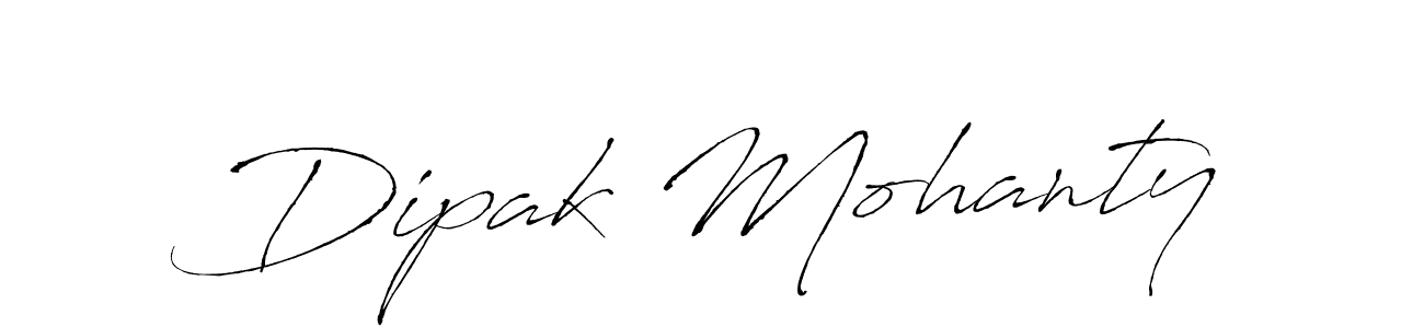 Design your own signature with our free online signature maker. With this signature software, you can create a handwritten (Antro_Vectra) signature for name Dipak Mohanty. Dipak Mohanty signature style 6 images and pictures png