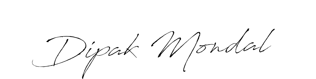Antro_Vectra is a professional signature style that is perfect for those who want to add a touch of class to their signature. It is also a great choice for those who want to make their signature more unique. Get Dipak Mondal name to fancy signature for free. Dipak Mondal signature style 6 images and pictures png