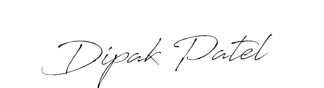 Use a signature maker to create a handwritten signature online. With this signature software, you can design (Antro_Vectra) your own signature for name Dipak Patel. Dipak Patel signature style 6 images and pictures png