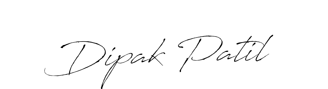 How to make Dipak Patil signature? Antro_Vectra is a professional autograph style. Create handwritten signature for Dipak Patil name. Dipak Patil signature style 6 images and pictures png