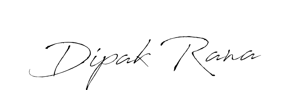 Make a beautiful signature design for name Dipak Rana. With this signature (Antro_Vectra) style, you can create a handwritten signature for free. Dipak Rana signature style 6 images and pictures png