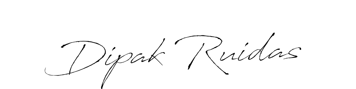 Use a signature maker to create a handwritten signature online. With this signature software, you can design (Antro_Vectra) your own signature for name Dipak Ruidas. Dipak Ruidas signature style 6 images and pictures png