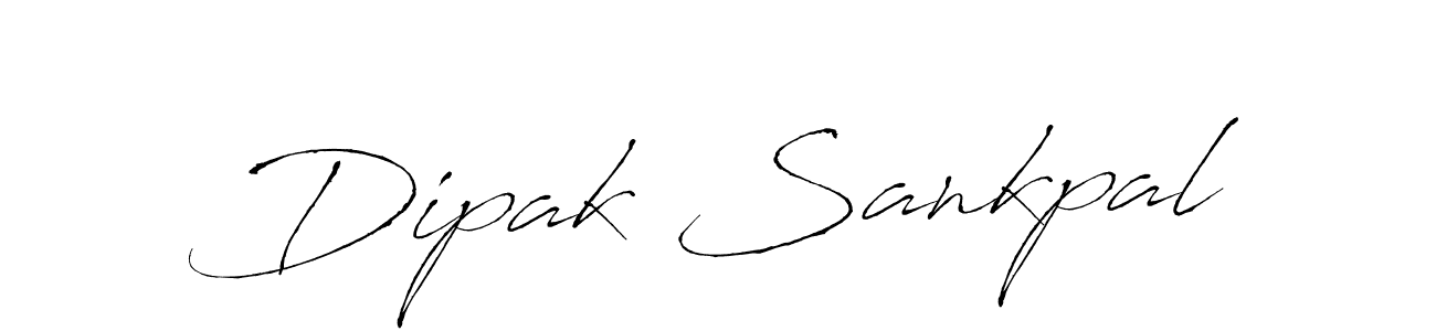 How to make Dipak Sankpal signature? Antro_Vectra is a professional autograph style. Create handwritten signature for Dipak Sankpal name. Dipak Sankpal signature style 6 images and pictures png