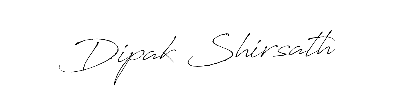 You should practise on your own different ways (Antro_Vectra) to write your name (Dipak Shirsath) in signature. don't let someone else do it for you. Dipak Shirsath signature style 6 images and pictures png