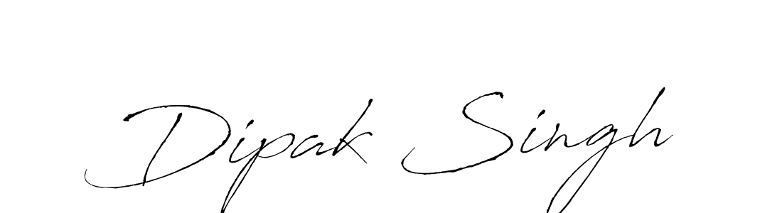 Design your own signature with our free online signature maker. With this signature software, you can create a handwritten (Antro_Vectra) signature for name Dipak Singh. Dipak Singh signature style 6 images and pictures png