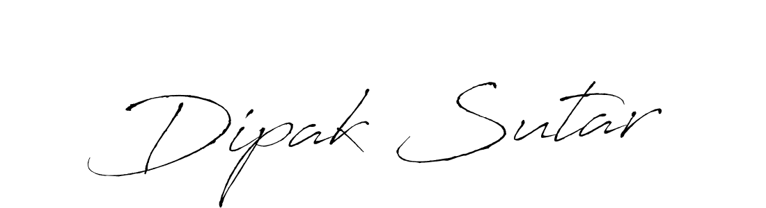 if you are searching for the best signature style for your name Dipak Sutar. so please give up your signature search. here we have designed multiple signature styles  using Antro_Vectra. Dipak Sutar signature style 6 images and pictures png