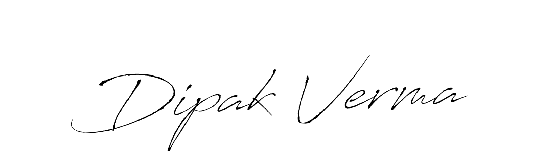 It looks lik you need a new signature style for name Dipak Verma. Design unique handwritten (Antro_Vectra) signature with our free signature maker in just a few clicks. Dipak Verma signature style 6 images and pictures png