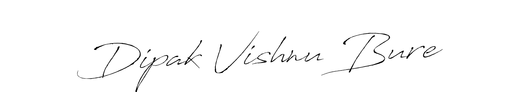 Design your own signature with our free online signature maker. With this signature software, you can create a handwritten (Antro_Vectra) signature for name Dipak Vishnu Bure. Dipak Vishnu Bure signature style 6 images and pictures png