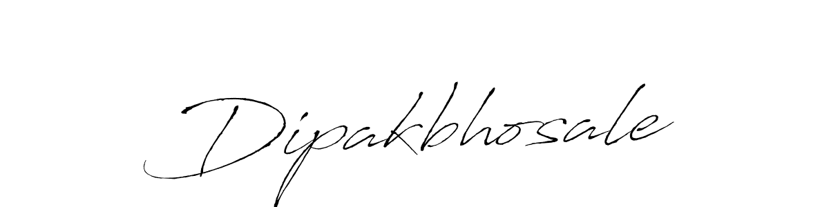 Design your own signature with our free online signature maker. With this signature software, you can create a handwritten (Antro_Vectra) signature for name Dipakbhosale. Dipakbhosale signature style 6 images and pictures png