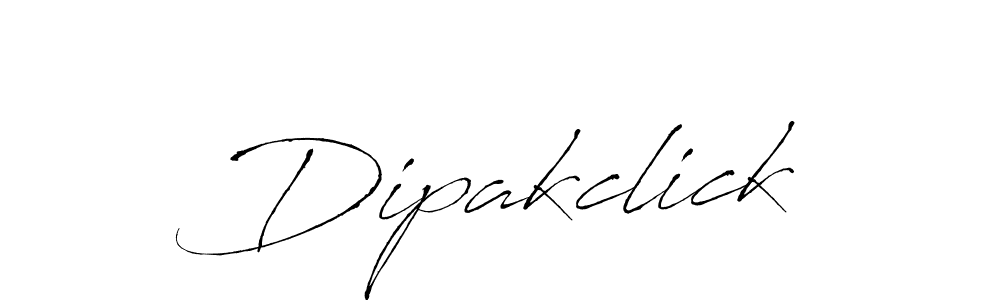 Create a beautiful signature design for name Dipakclick. With this signature (Antro_Vectra) fonts, you can make a handwritten signature for free. Dipakclick signature style 6 images and pictures png