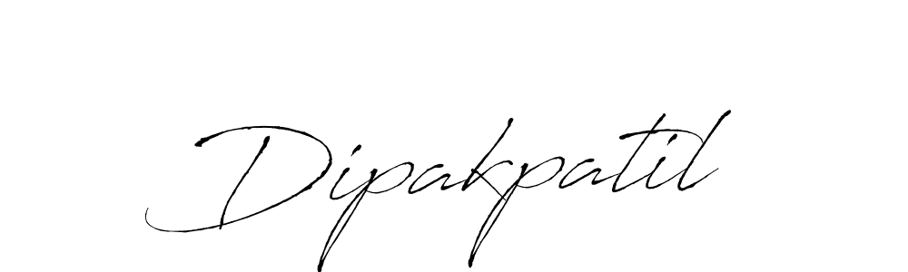 Antro_Vectra is a professional signature style that is perfect for those who want to add a touch of class to their signature. It is also a great choice for those who want to make their signature more unique. Get Dipakpatil name to fancy signature for free. Dipakpatil signature style 6 images and pictures png