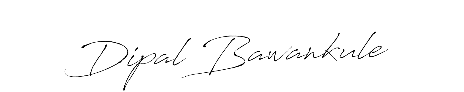 Create a beautiful signature design for name Dipal Bawankule. With this signature (Antro_Vectra) fonts, you can make a handwritten signature for free. Dipal Bawankule signature style 6 images and pictures png