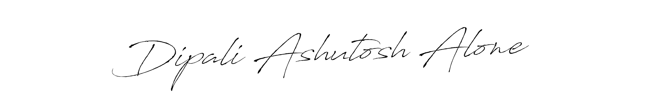 Also we have Dipali Ashutosh Alone name is the best signature style. Create professional handwritten signature collection using Antro_Vectra autograph style. Dipali Ashutosh Alone signature style 6 images and pictures png