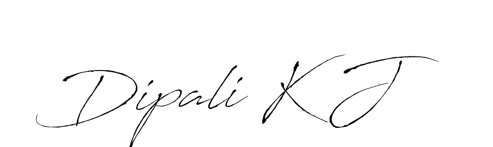 Dipali K J stylish signature style. Best Handwritten Sign (Antro_Vectra) for my name. Handwritten Signature Collection Ideas for my name Dipali K J. Dipali K J signature style 6 images and pictures png