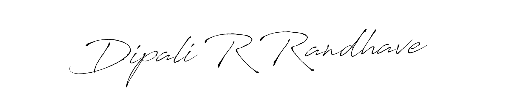 Design your own signature with our free online signature maker. With this signature software, you can create a handwritten (Antro_Vectra) signature for name Dipali R Randhave. Dipali R Randhave signature style 6 images and pictures png