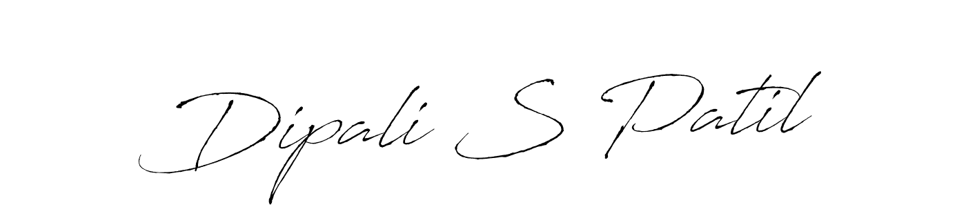 Create a beautiful signature design for name Dipali S Patil. With this signature (Antro_Vectra) fonts, you can make a handwritten signature for free. Dipali S Patil signature style 6 images and pictures png