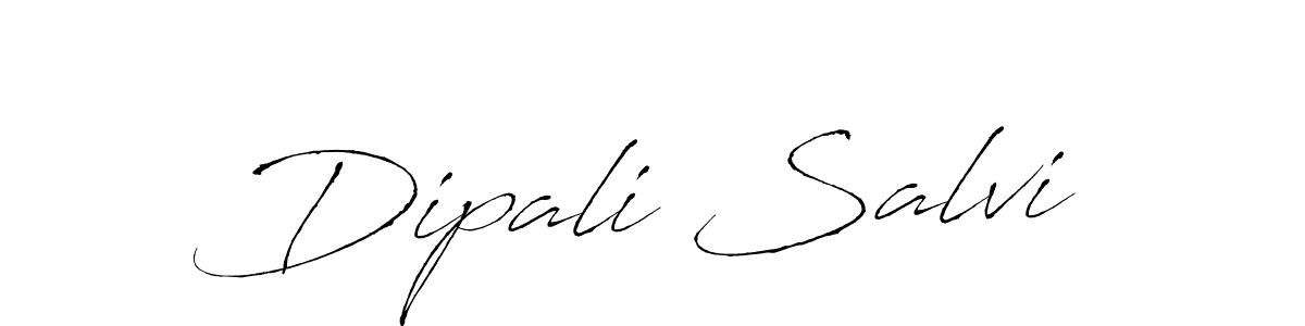 Create a beautiful signature design for name Dipali Salvi. With this signature (Antro_Vectra) fonts, you can make a handwritten signature for free. Dipali Salvi signature style 6 images and pictures png
