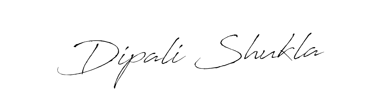 How to make Dipali Shukla signature? Antro_Vectra is a professional autograph style. Create handwritten signature for Dipali Shukla name. Dipali Shukla signature style 6 images and pictures png