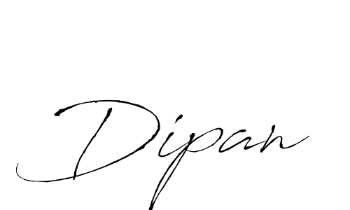 Use a signature maker to create a handwritten signature online. With this signature software, you can design (Antro_Vectra) your own signature for name Dipan. Dipan signature style 6 images and pictures png