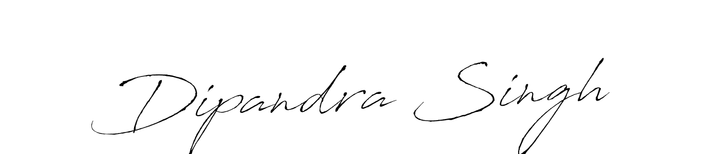 How to make Dipandra Singh signature? Antro_Vectra is a professional autograph style. Create handwritten signature for Dipandra Singh name. Dipandra Singh signature style 6 images and pictures png