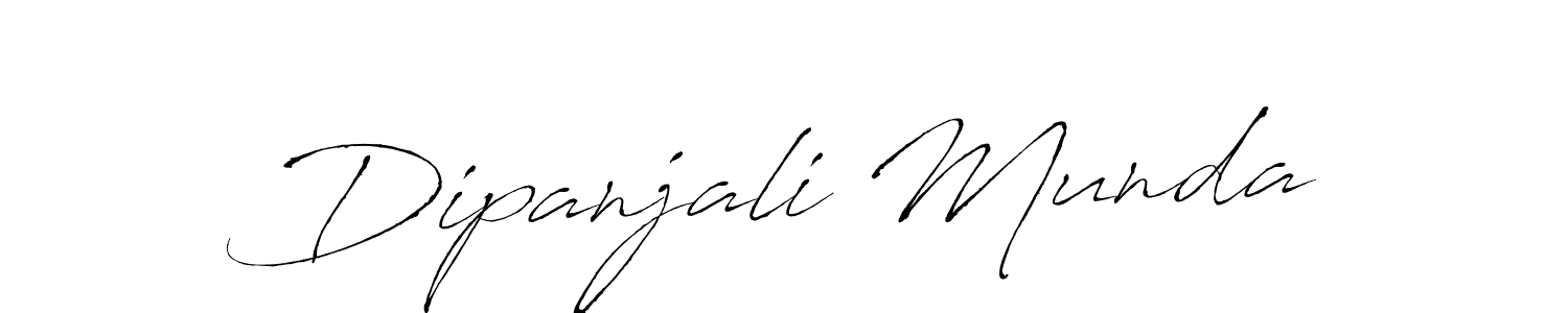 Use a signature maker to create a handwritten signature online. With this signature software, you can design (Antro_Vectra) your own signature for name Dipanjali Munda. Dipanjali Munda signature style 6 images and pictures png