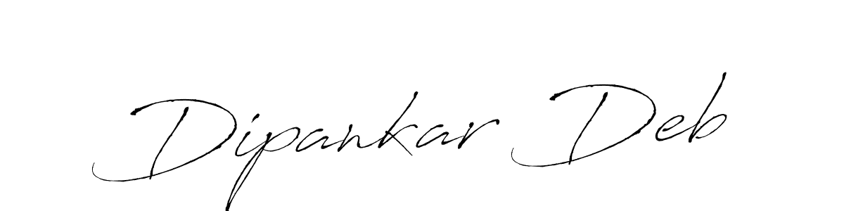 How to make Dipankar Deb signature? Antro_Vectra is a professional autograph style. Create handwritten signature for Dipankar Deb name. Dipankar Deb signature style 6 images and pictures png