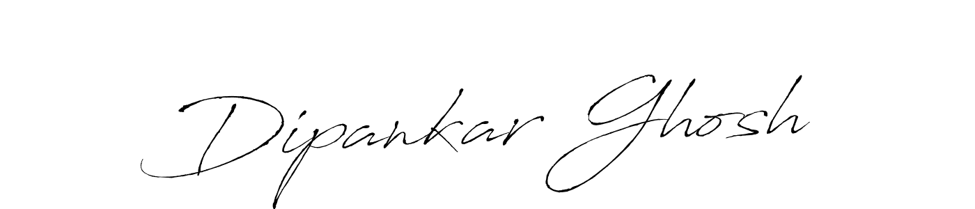 Make a beautiful signature design for name Dipankar Ghosh. With this signature (Antro_Vectra) style, you can create a handwritten signature for free. Dipankar Ghosh signature style 6 images and pictures png