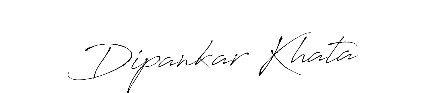 The best way (Antro_Vectra) to make a short signature is to pick only two or three words in your name. The name Dipankar Khata include a total of six letters. For converting this name. Dipankar Khata signature style 6 images and pictures png