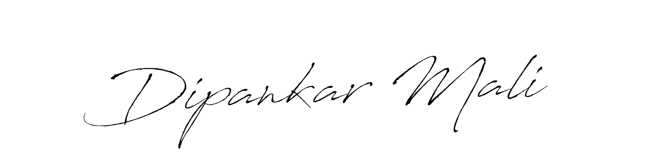 Design your own signature with our free online signature maker. With this signature software, you can create a handwritten (Antro_Vectra) signature for name Dipankar Mali. Dipankar Mali signature style 6 images and pictures png