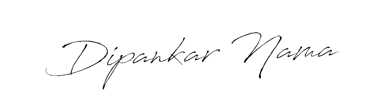 Use a signature maker to create a handwritten signature online. With this signature software, you can design (Antro_Vectra) your own signature for name Dipankar Nama. Dipankar Nama signature style 6 images and pictures png