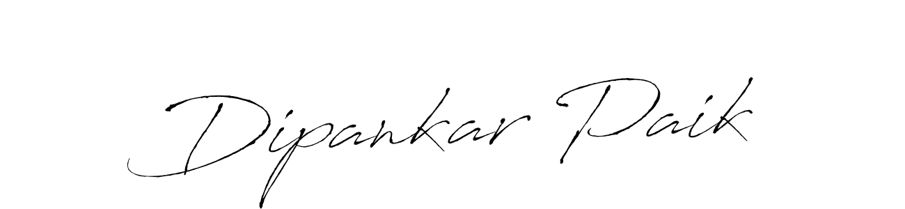 Create a beautiful signature design for name Dipankar Paik. With this signature (Antro_Vectra) fonts, you can make a handwritten signature for free. Dipankar Paik signature style 6 images and pictures png