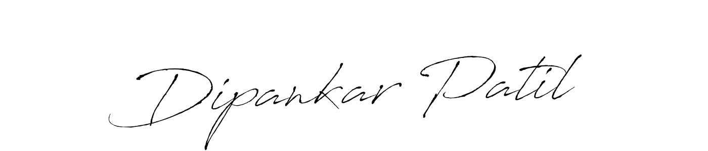 Make a beautiful signature design for name Dipankar Patil. With this signature (Antro_Vectra) style, you can create a handwritten signature for free. Dipankar Patil signature style 6 images and pictures png