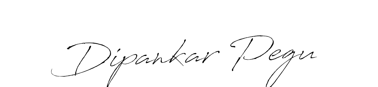 How to make Dipankar Pegu name signature. Use Antro_Vectra style for creating short signs online. This is the latest handwritten sign. Dipankar Pegu signature style 6 images and pictures png