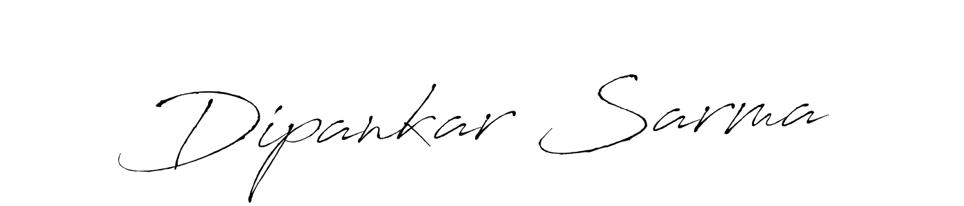 How to make Dipankar Sarma name signature. Use Antro_Vectra style for creating short signs online. This is the latest handwritten sign. Dipankar Sarma signature style 6 images and pictures png