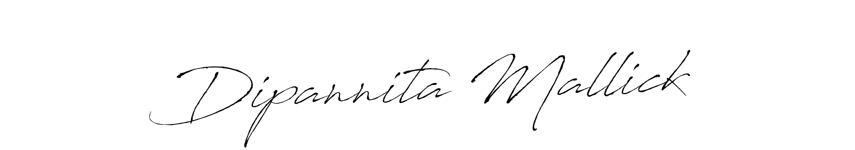 How to make Dipannita Mallick signature? Antro_Vectra is a professional autograph style. Create handwritten signature for Dipannita Mallick name. Dipannita Mallick signature style 6 images and pictures png