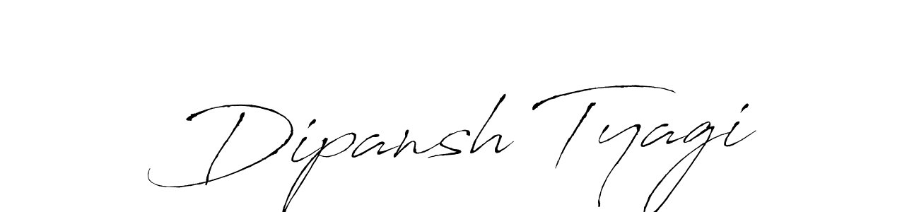 You should practise on your own different ways (Antro_Vectra) to write your name (Dipansh Tyagi) in signature. don't let someone else do it for you. Dipansh Tyagi signature style 6 images and pictures png