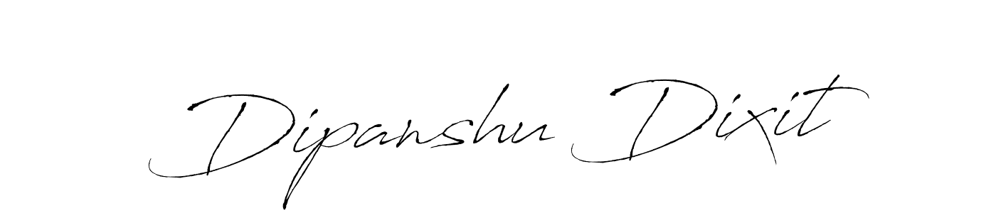 How to make Dipanshu Dixit signature? Antro_Vectra is a professional autograph style. Create handwritten signature for Dipanshu Dixit name. Dipanshu Dixit signature style 6 images and pictures png