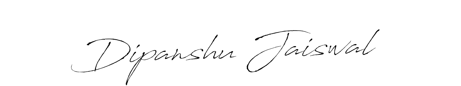 Make a beautiful signature design for name Dipanshu Jaiswal. With this signature (Antro_Vectra) style, you can create a handwritten signature for free. Dipanshu Jaiswal signature style 6 images and pictures png