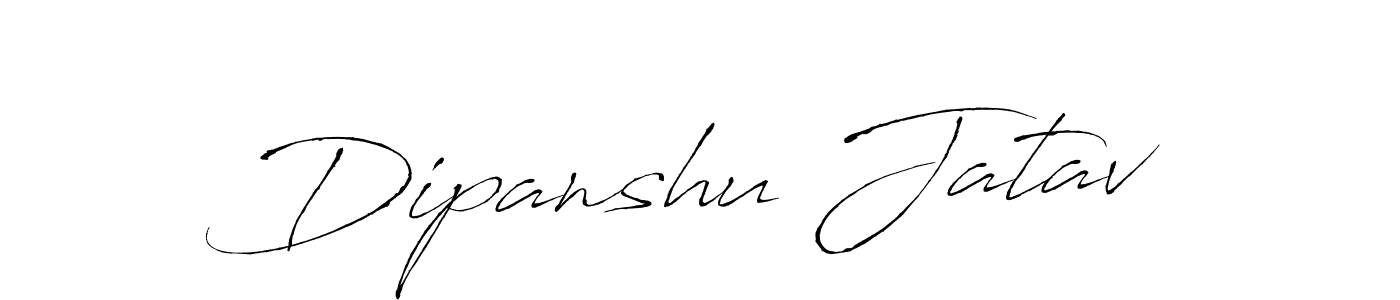 Dipanshu Jatav stylish signature style. Best Handwritten Sign (Antro_Vectra) for my name. Handwritten Signature Collection Ideas for my name Dipanshu Jatav. Dipanshu Jatav signature style 6 images and pictures png