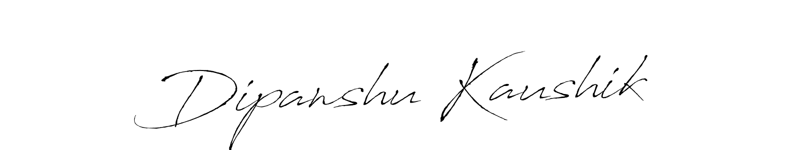 Use a signature maker to create a handwritten signature online. With this signature software, you can design (Antro_Vectra) your own signature for name Dipanshu Kaushik. Dipanshu Kaushik signature style 6 images and pictures png