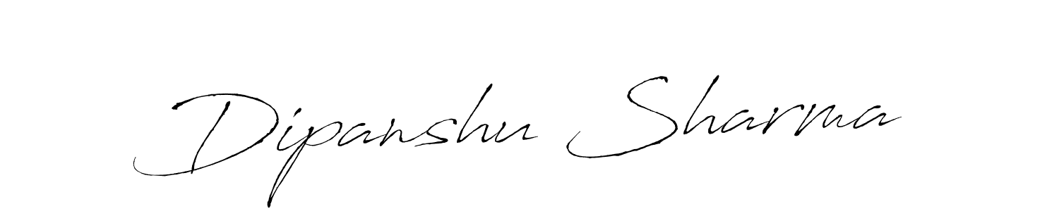 Dipanshu Sharma stylish signature style. Best Handwritten Sign (Antro_Vectra) for my name. Handwritten Signature Collection Ideas for my name Dipanshu Sharma. Dipanshu Sharma signature style 6 images and pictures png