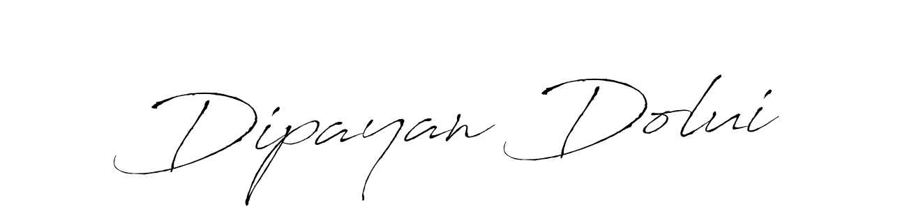 How to make Dipayan Dolui signature? Antro_Vectra is a professional autograph style. Create handwritten signature for Dipayan Dolui name. Dipayan Dolui signature style 6 images and pictures png